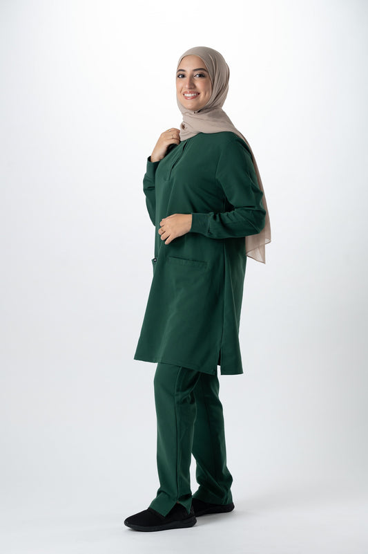 The Long Sleeve Mag Scrub Top