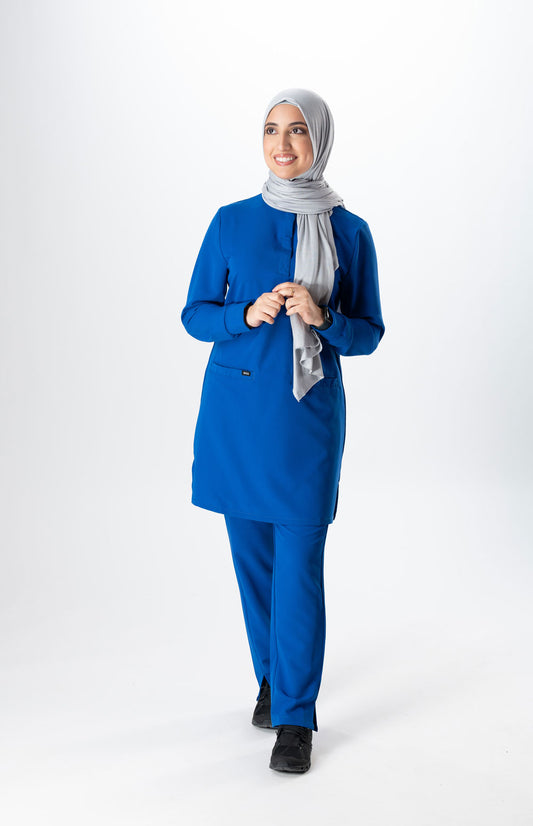 The Long Sleeve Mag Scrub Top